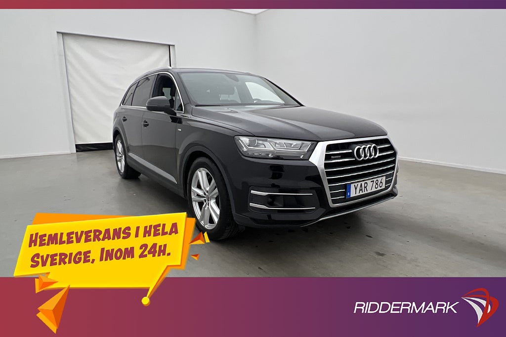 Audi Q7 3.0 TDI S-Line 7-Sits Cockpit Pano Adaptiv-Fart Luft