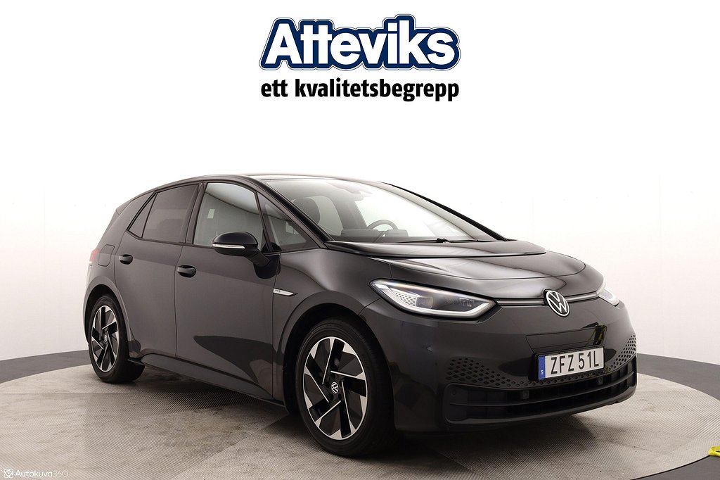 Volkswagen ID.3 Pro 204hk privatleasing 2995kr/månaden