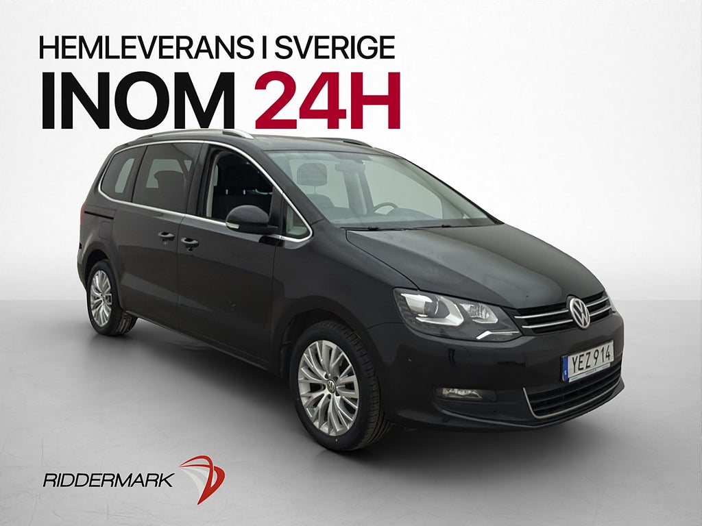 Volkswagen Sharan TDI 150hk 7-sits El-Dörrar D-Värmare Drag