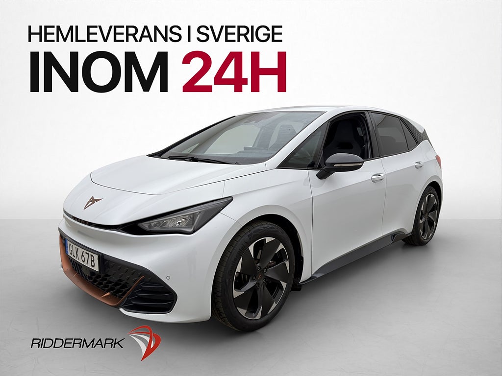 Cupra Born 58 Värmare Kamera Massage 19"Fälgar Elstolar