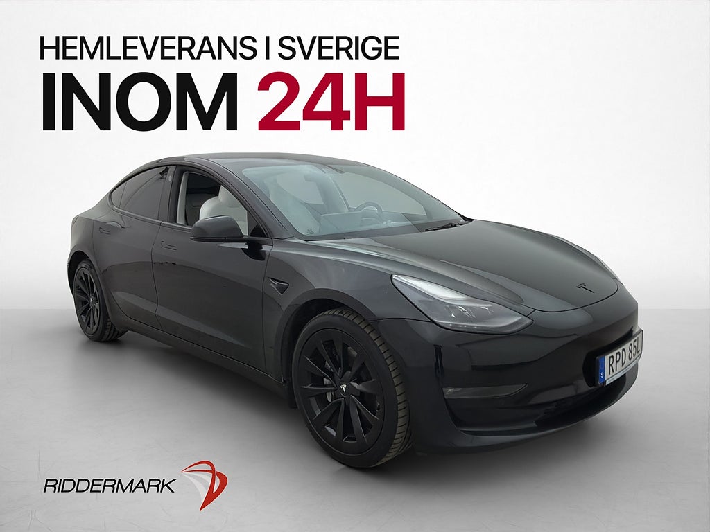 Tesla Model 3 Long Range AWD Autopilot Svensksåld Kamera