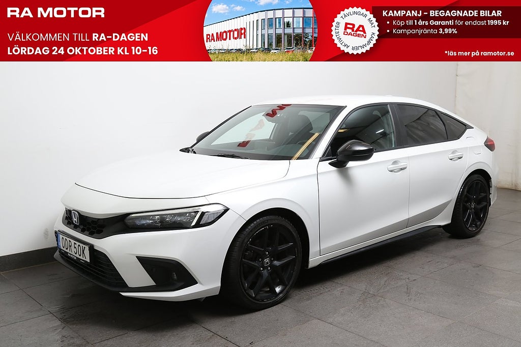 Honda Civic e:HEV Hybrid 184hk e-CVT Sport Motorv Serviceavtal 