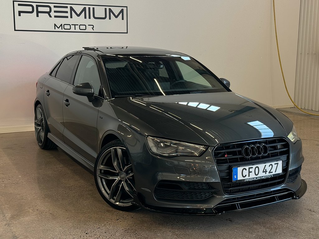 Audi A3 Sedan 2.0 TDI | S-Line | Quattro | Panorama | 184hk