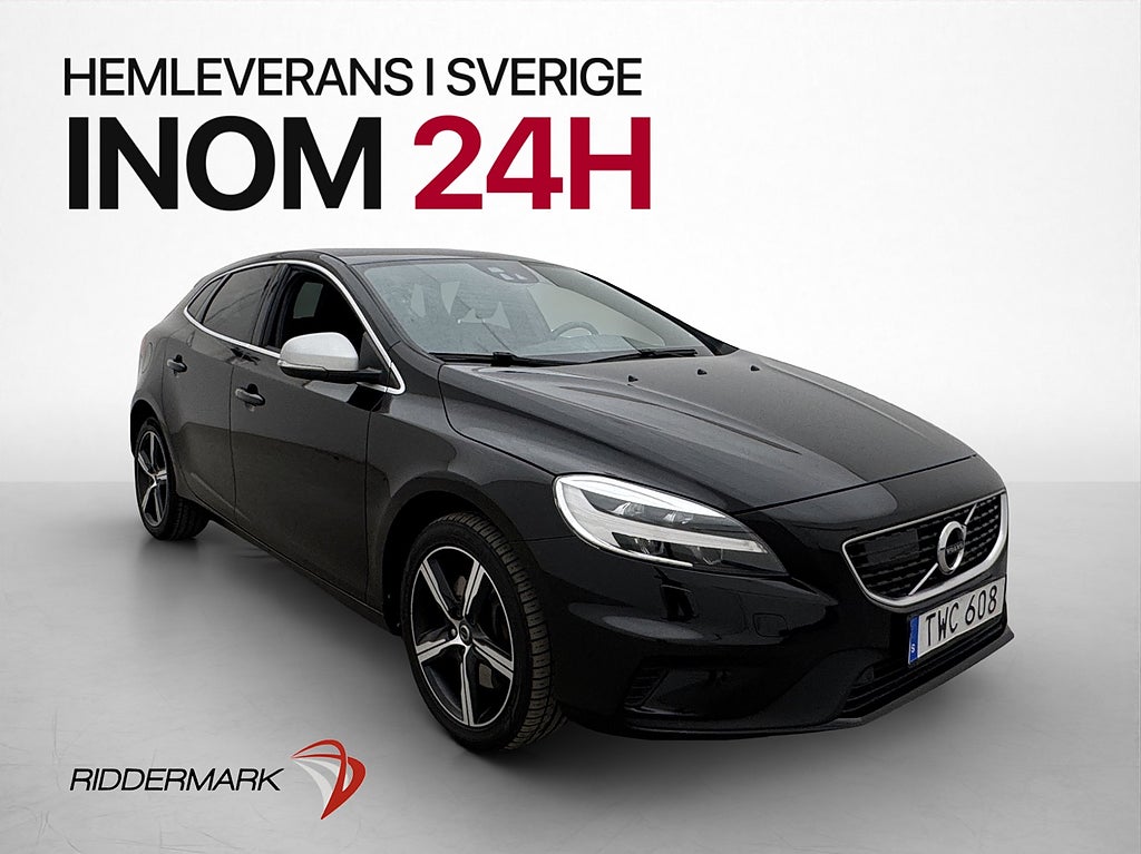 Volvo V40 D2 120hk R-Design VOC Värm Kamera Sensorer BLIS