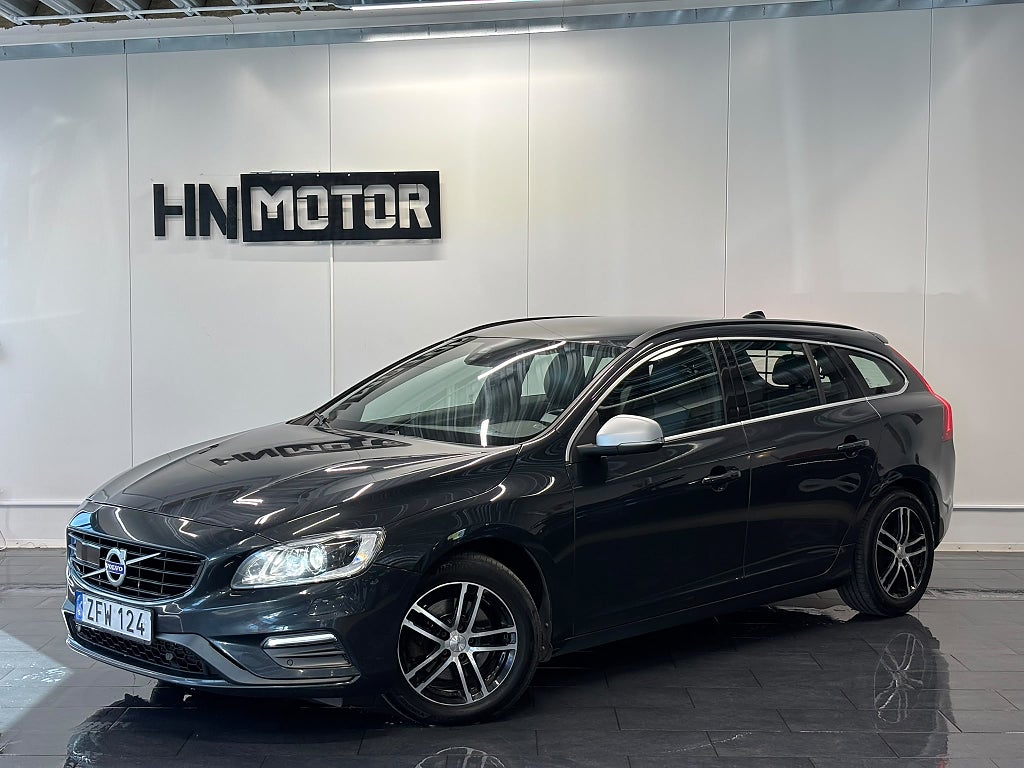 Volvo V60 D3 Geartronic R-Design |BLIS|HPA|Värmare|NyServ|NyBess|