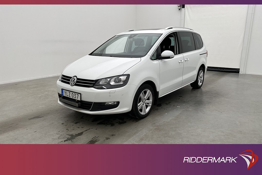 Volkswagen Sharan 2.0 TDI Premium Pano El-dörr Värm Sensorer