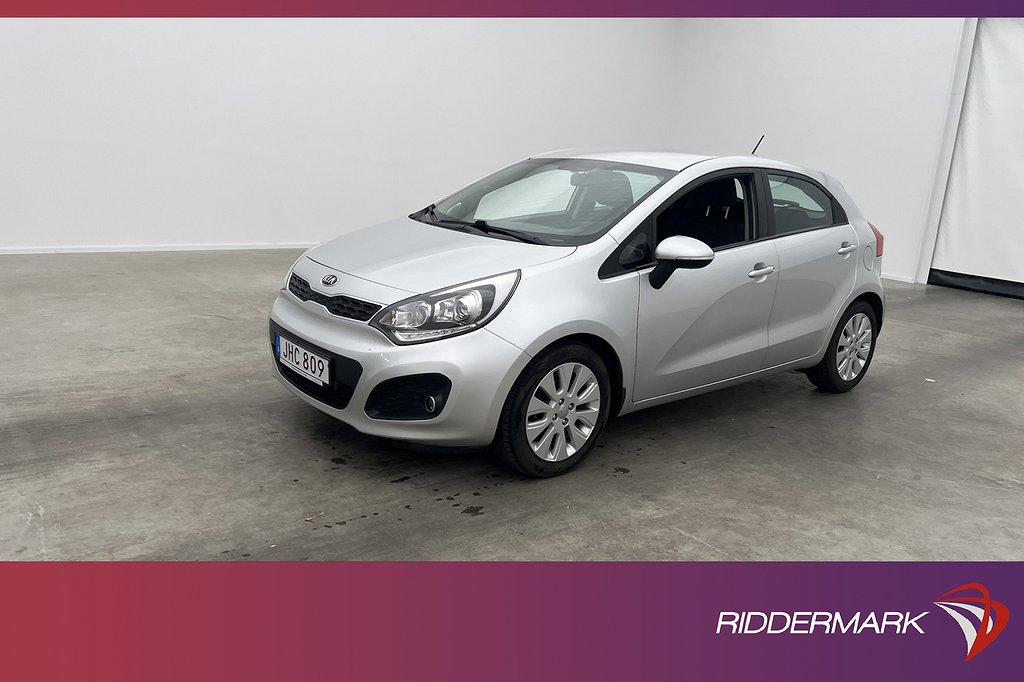 Kia Rio 1.2 CVVT 84hk Advance Rattvärme Låg Skatt 0,51l/mil