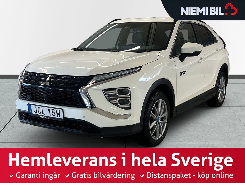 Mitsubishi Eclipse Cross PLUG-IN 2.4 AWD MOMS Dragkrok Kamera CarPlay Psens S&V