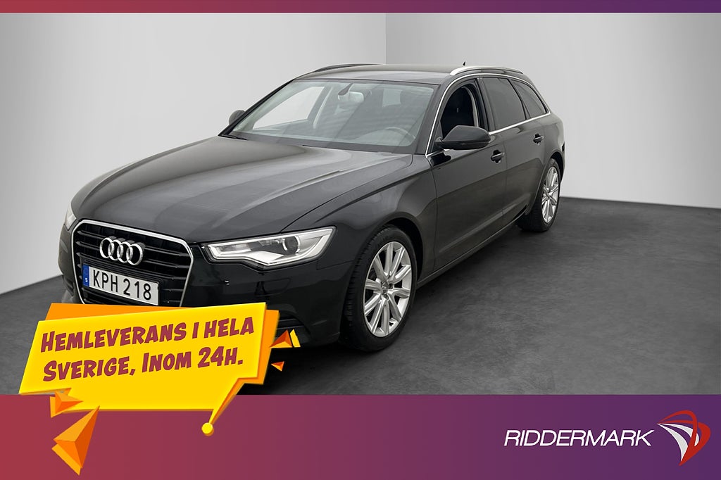 Audi A6 2.0 TDI 190hk Värmare P-Sensorer Sportstolar Keyless