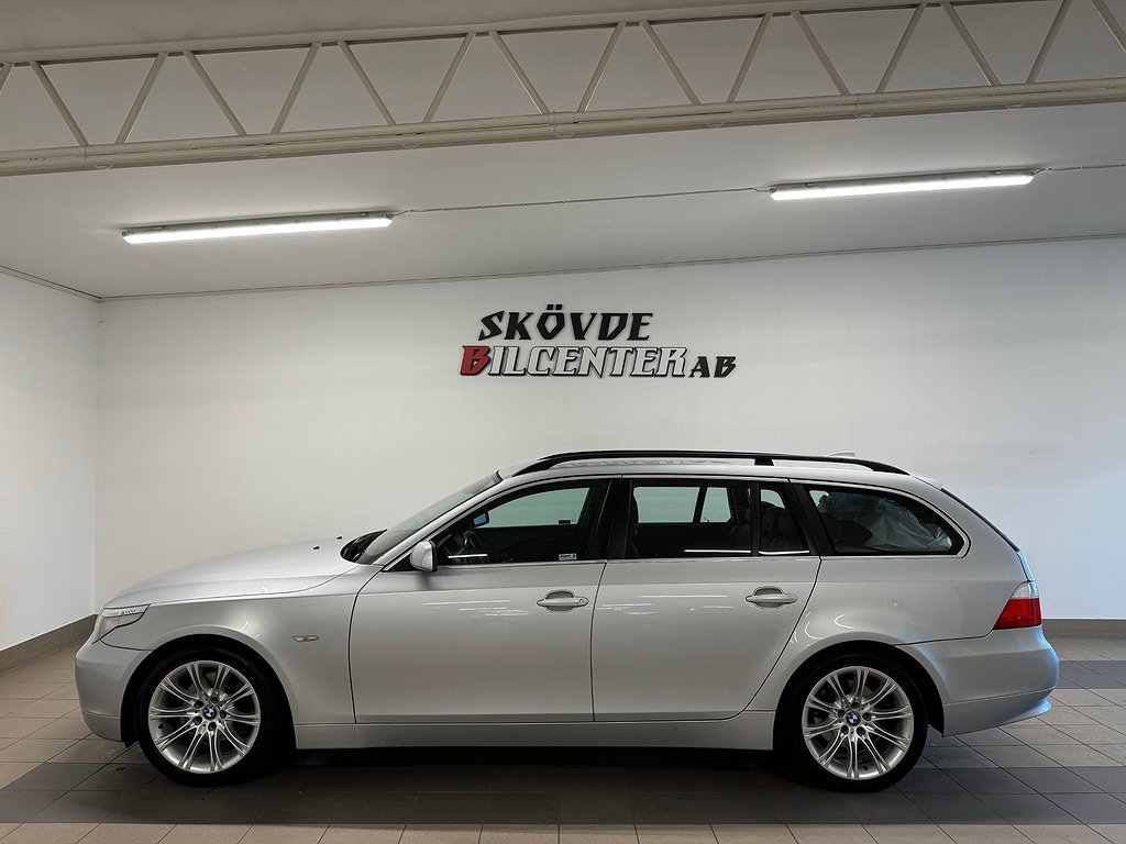 BMW 525 i E61 Touring /Drag/Nyservad/Skinn/Xenon/Finans