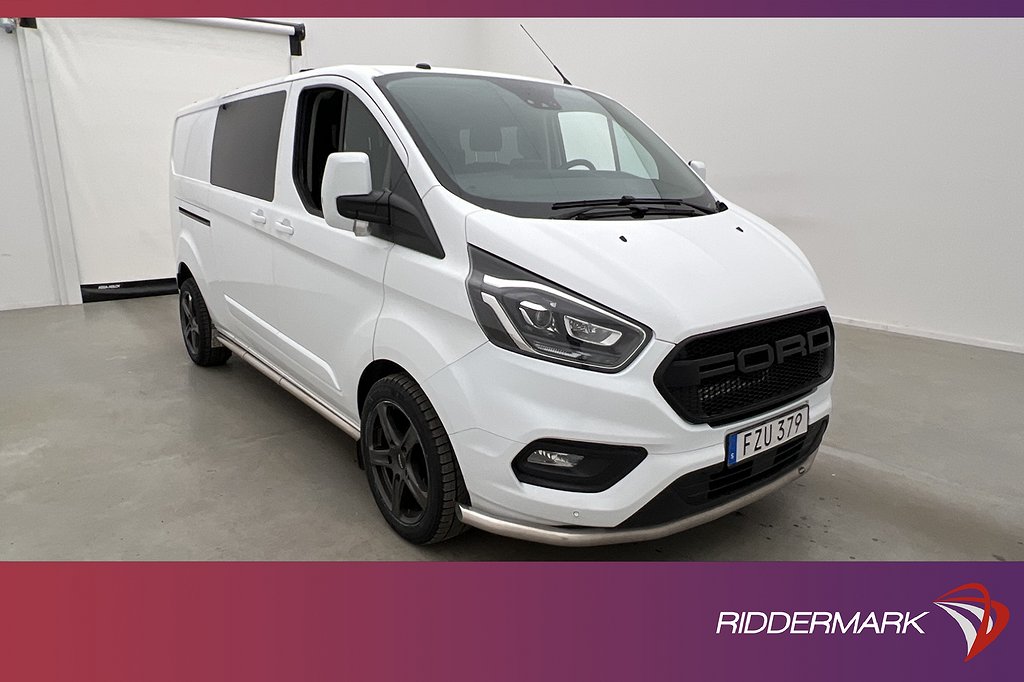 Ford Transit Custom CrewVan L2 Ny-Kamrem Värm Drag Moms