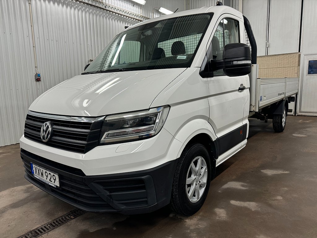 Volkswagen Crafter Långflak med Bakgavellift 2.0 TDI Euro 6