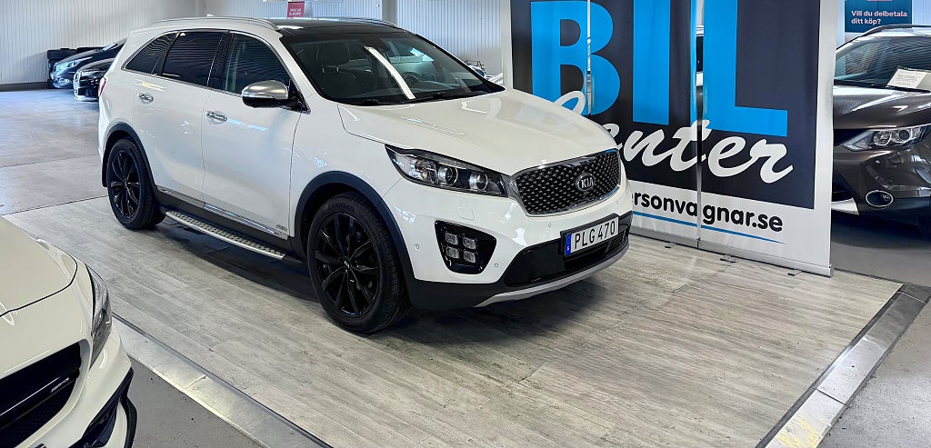 Kia Sorento 2.2 CRDi 7 sits Aut Panoramatak, skinn AWD Euro 6