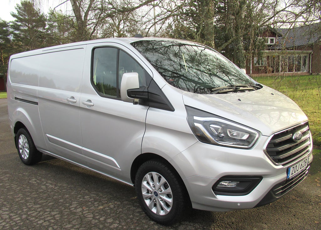 Ford Transit Custom 300 130 TDCi Långt Skåp L2 Automat, Drag