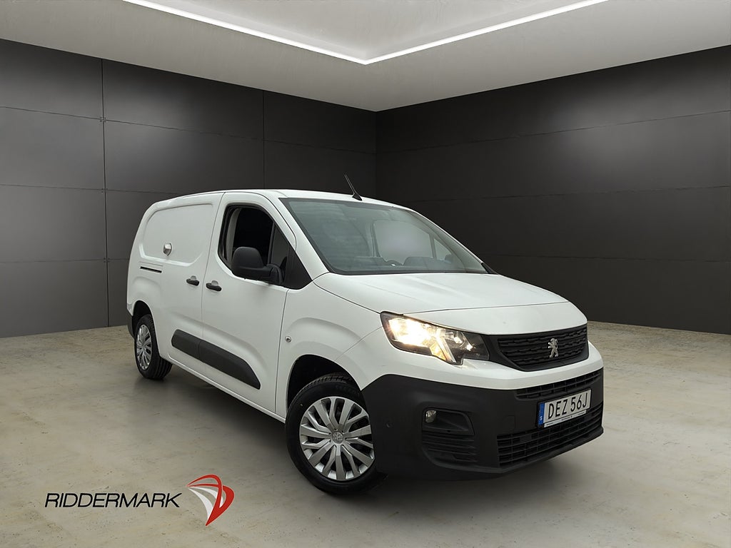 Peugeot Partner L2 Ny-Kamrem Värmare PDC Drag CARPLAY Moms