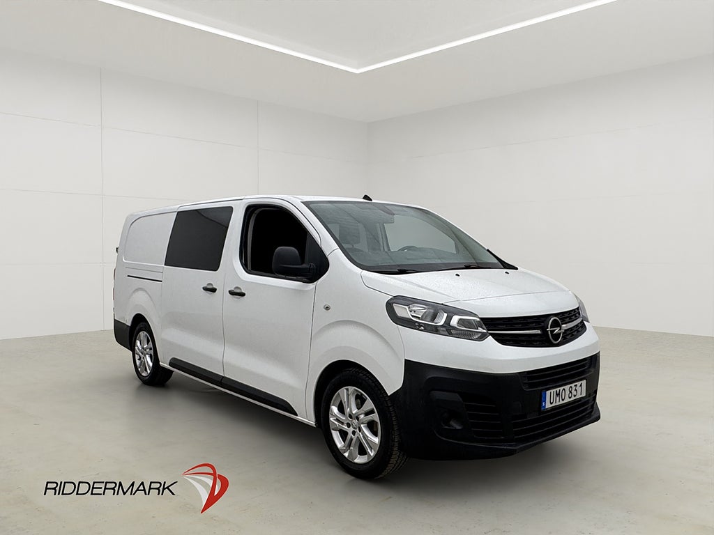 Opel Vivaro-e CrewVan L3 PDC Farthållare CARPLAY 6-Sits Moms
