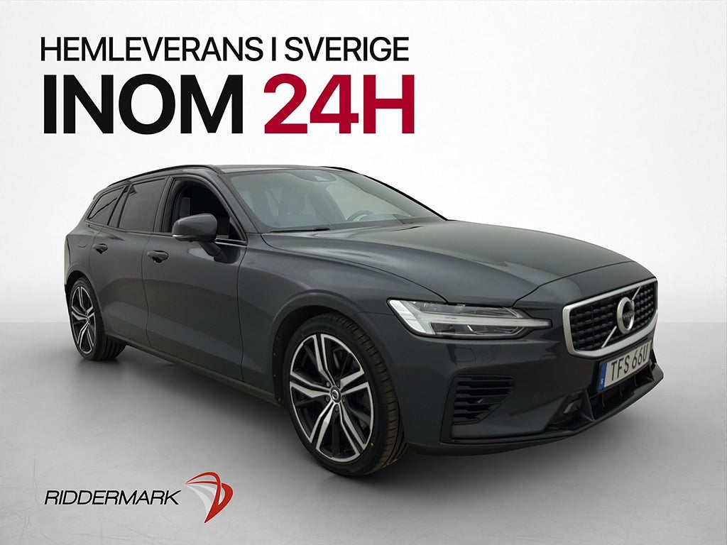 Volvo V60 T6 AWD R-Design VOC Värmare H/K 360° HUD Navi Drag