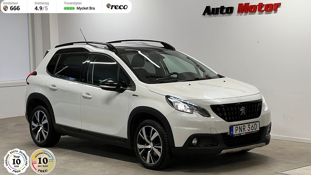 Peugeot 2008 GT-Line 1.2 Panorama/Värmare/Nybytt Kamrem