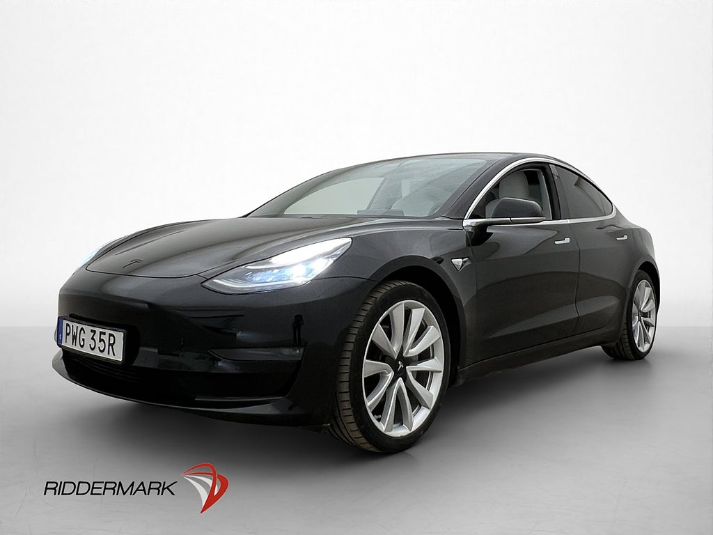 Tesla Model 3 Long Range AWD Dragkrok Autopilot Sv.Såld MOMS