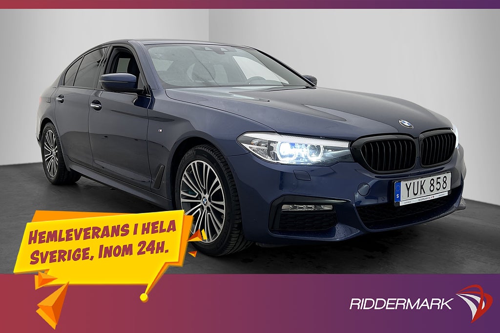 BMW 520 d xDrive Sedan M Sport Drag Kamera HiFi Rattvärme