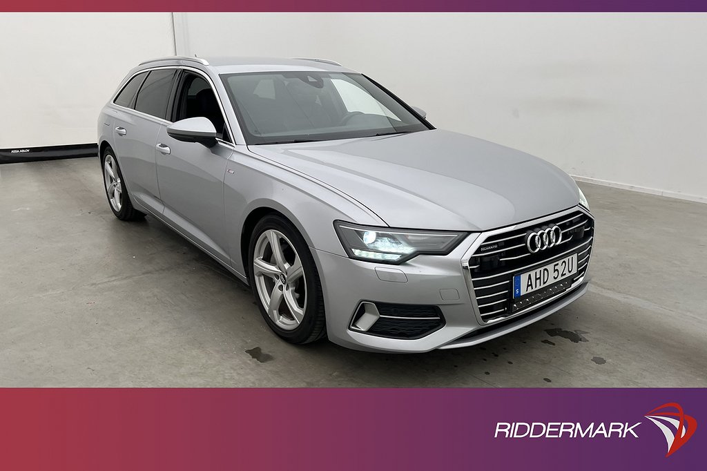 Audi A6 Avant 40 TDI Q 204hk S-Line P-Värm Sensorer GPS Drag