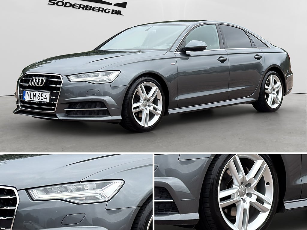 Audi A6 2.0 TDI 190hk Q S-line BOSE Navi Drag Dvärm *SE UTR*