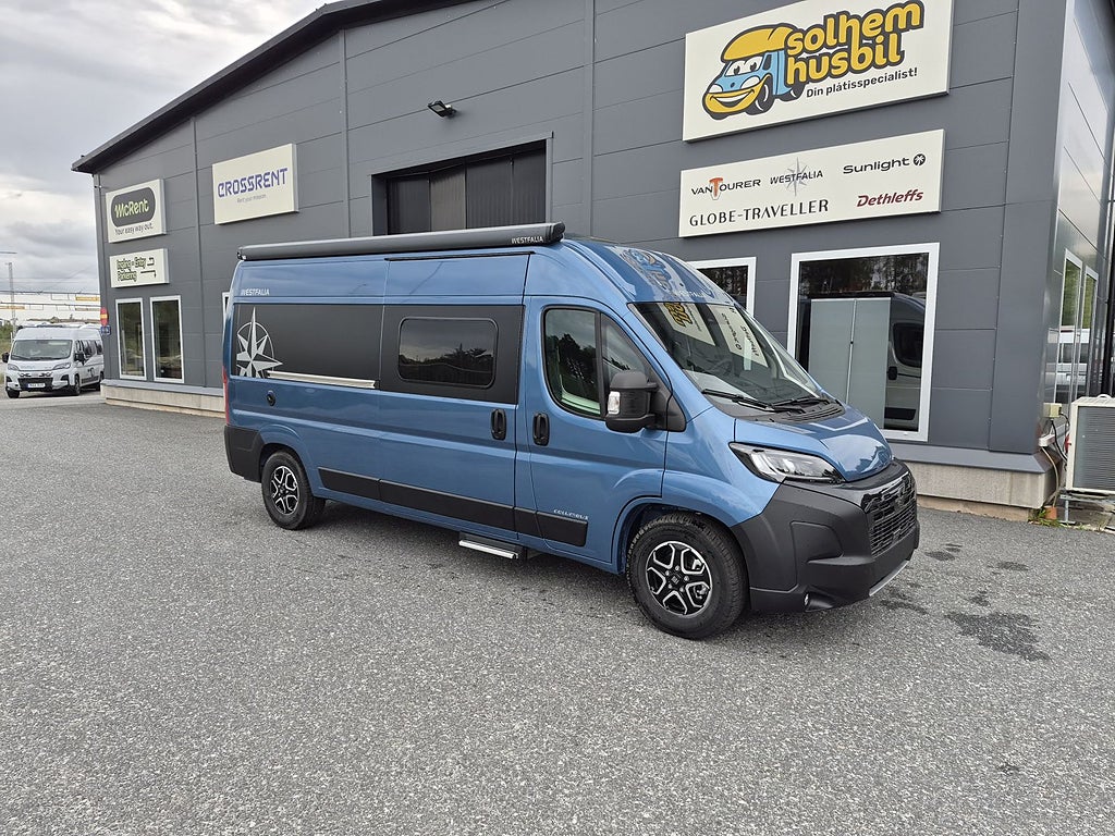 Westfalia Columbus 600D Premium automat, 3 sovplatser, Litium, solcell, di