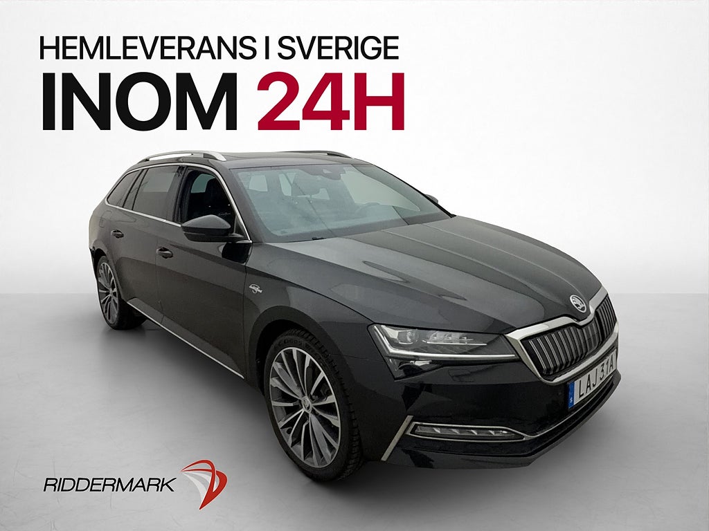Skoda Superb 1.4 TSI iV L&K Pano Cockpit Värmare Kamera Drag