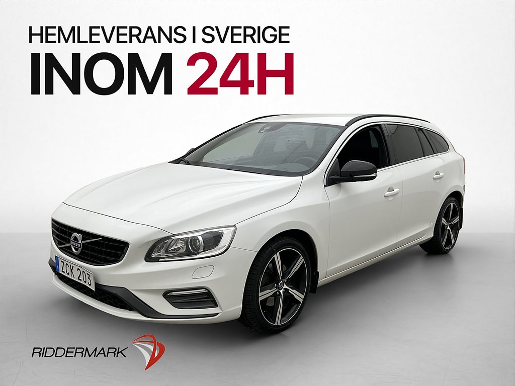 Volvo V60 D4 190hk R Design VOC Drag Värmare Navi K-Rem bytt