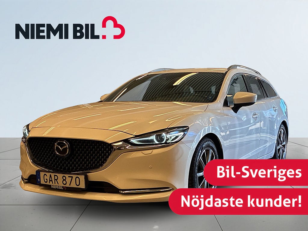Mazda 6 Wagon 2.2 Optimum 10Års Gar./Drag/360/MoK/BOSE/HuD/S&V