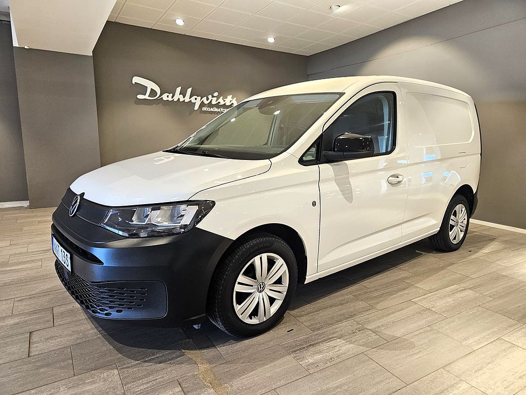 Volkswagen Caddy Cargo 2.0 TDI 122hk Aut V-hjul Drag Värmare