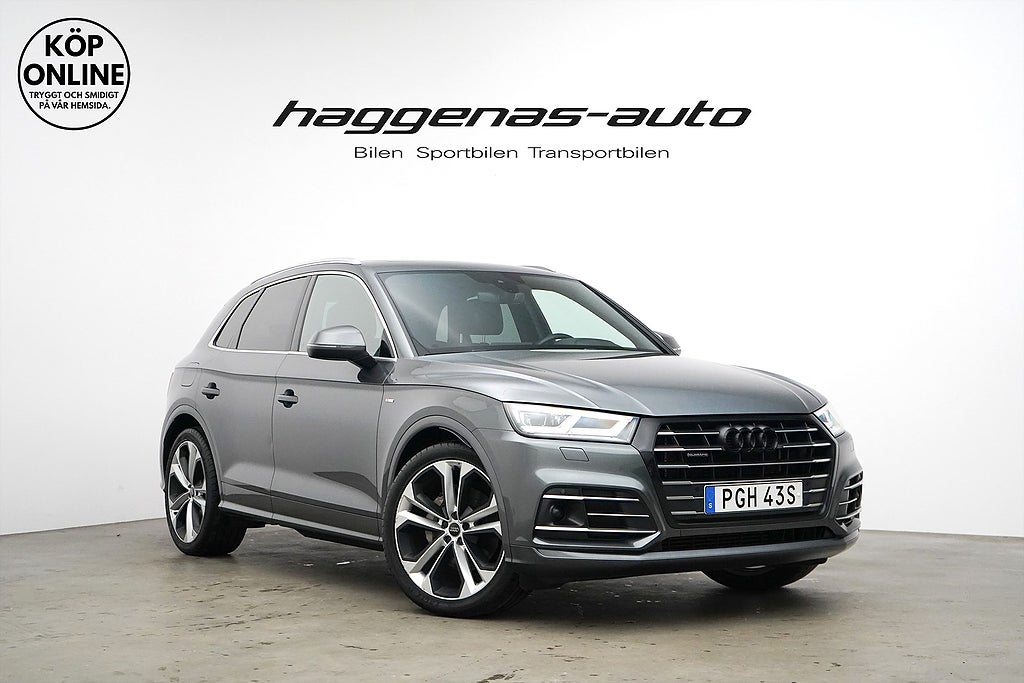 Audi Q5 55 TFSIe Quattro / 367hk / S-Line / Pano / B&O / Drag