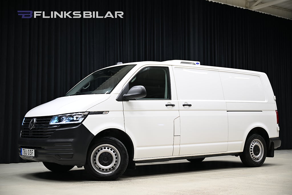 Volkswagen Transporter DSG 150HK L2 Kylbil|Dubbeldörr|Nattkyla|Lågmil|Leasbar