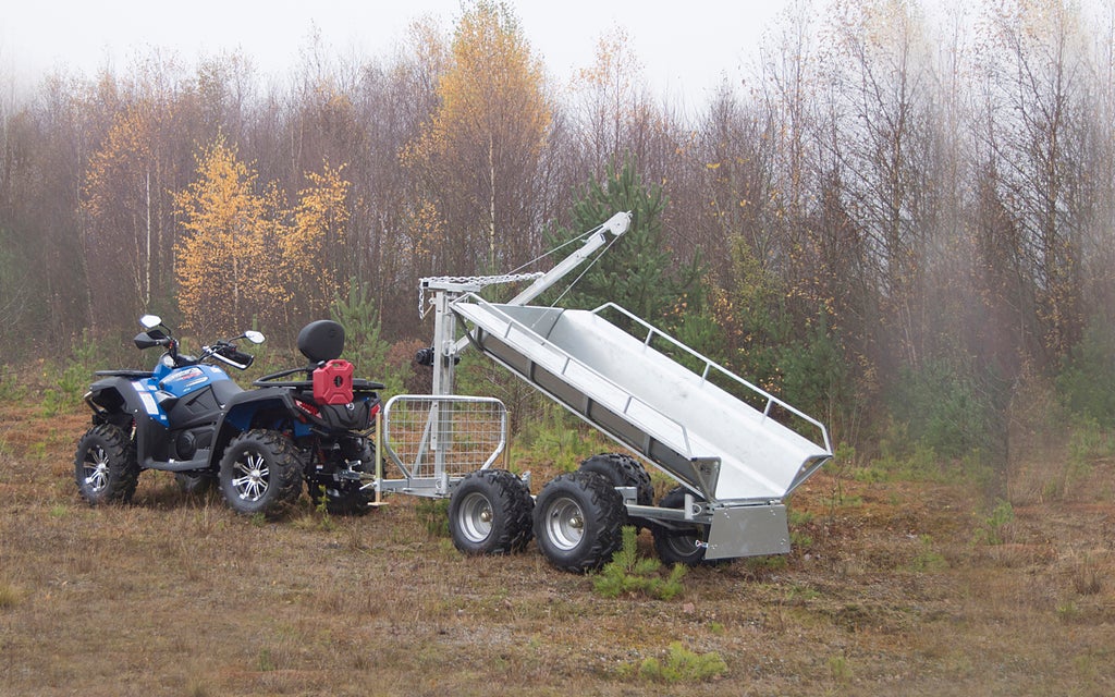 Övriga Black Wolf Trailer KV-1500 kombivagn med kran