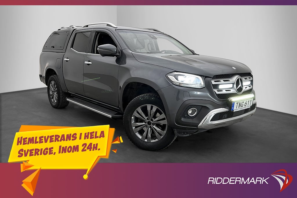 Mercedes-Benz X 250 4MATIC Dragkrok 360° LED Kåpa Moms