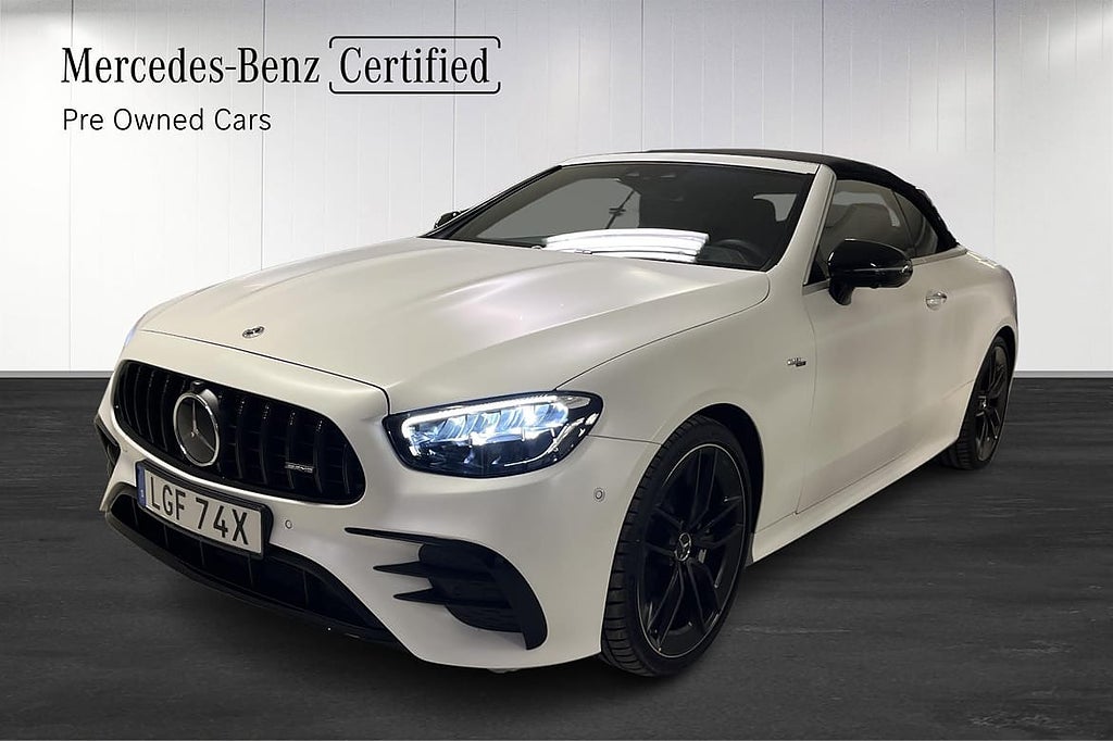 Mercedes-Benz AMG E 53 4MATIC+ Cabriolet RattVä / Värmare / Massage / Förar...
