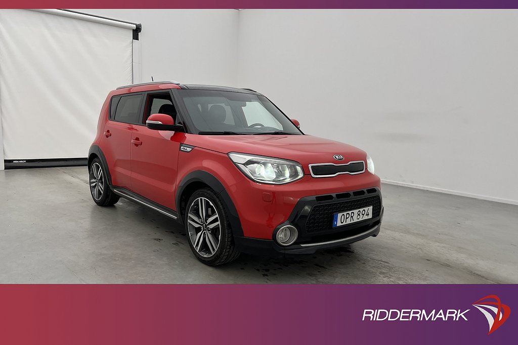 Kia Soul 1.6 GDI 132hk Pano Skinn Rattvärme Sensorer Drag