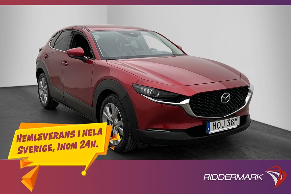 Mazda CX-30 2.0 Hybrid 150hk Kamera Rattvärme HUD Navi