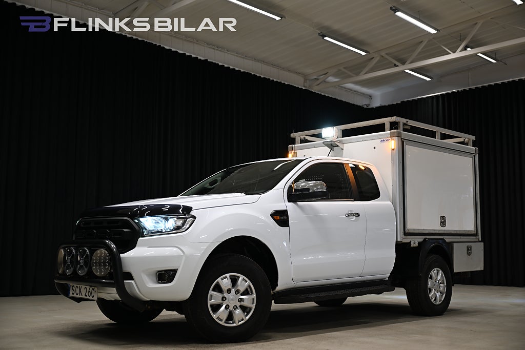 Ford ranger 170HK Automat|Servicebil|Kåpa|Inredd|Leasbar|SeUtr!
