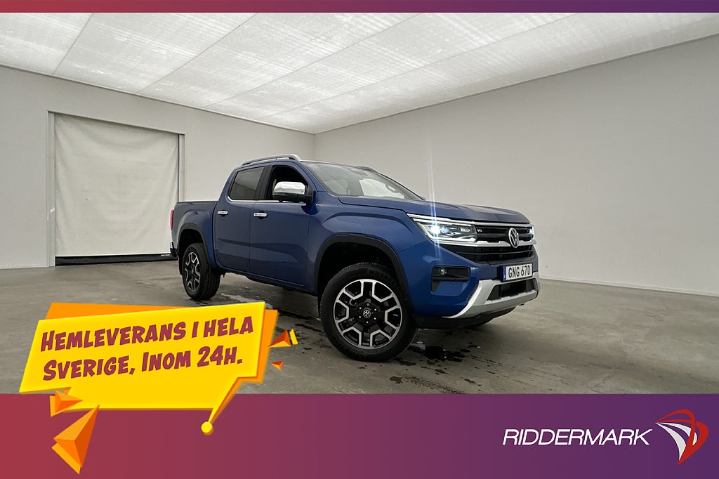 Volkswagen Amarok Style V6 241hk 4M Cockpit Värm Drag Moms