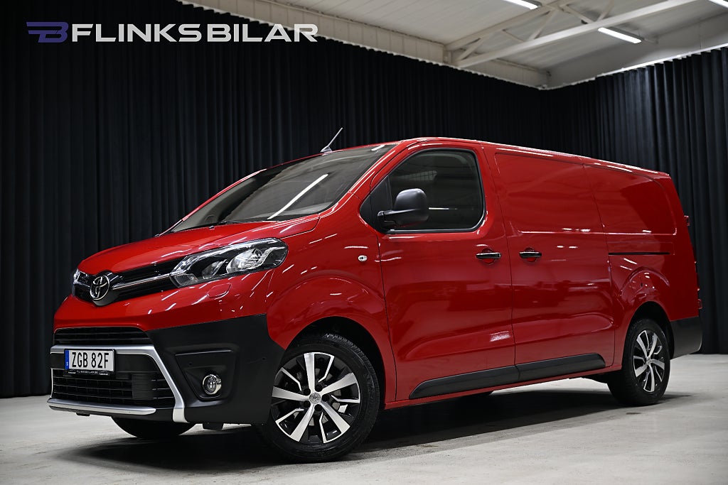 Toyota ProAce 2.0 D-4D 144HK L3 Automat|Dubbeldörr|Inredd|Lågmil|Moms