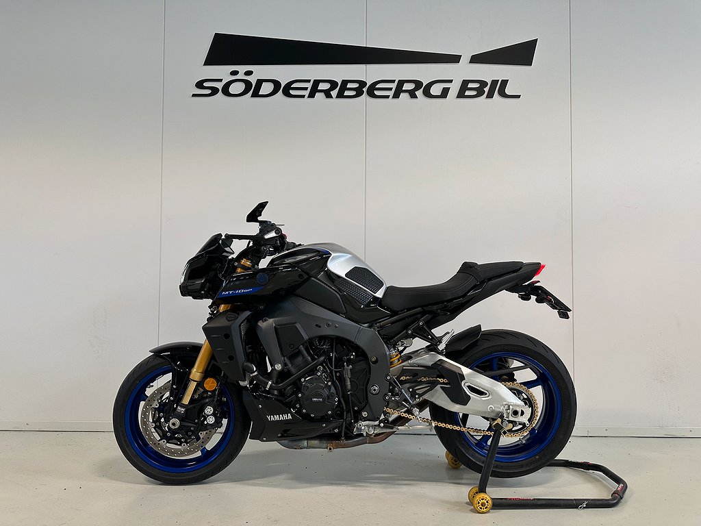 Yamaha MT-10 1.0 SP Akrapovic linkpipe Öhlins blipp låga mil