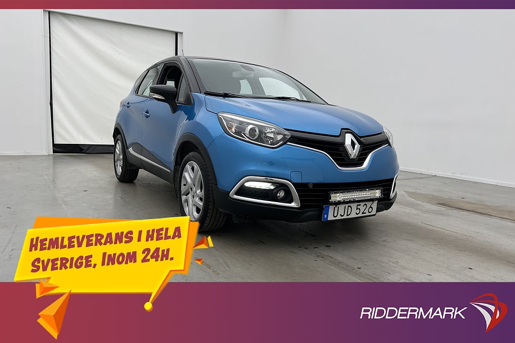 Renault Captur 0.9 TCe 90hk Värmare Ledramp Dragkrok Navi