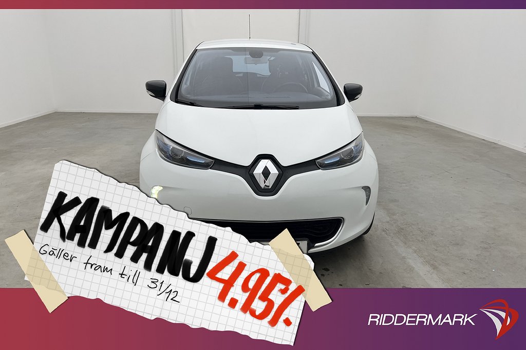 Renault Zoe R210 22 kWh 88hk Intens Batterihyra 4,95% Ränta