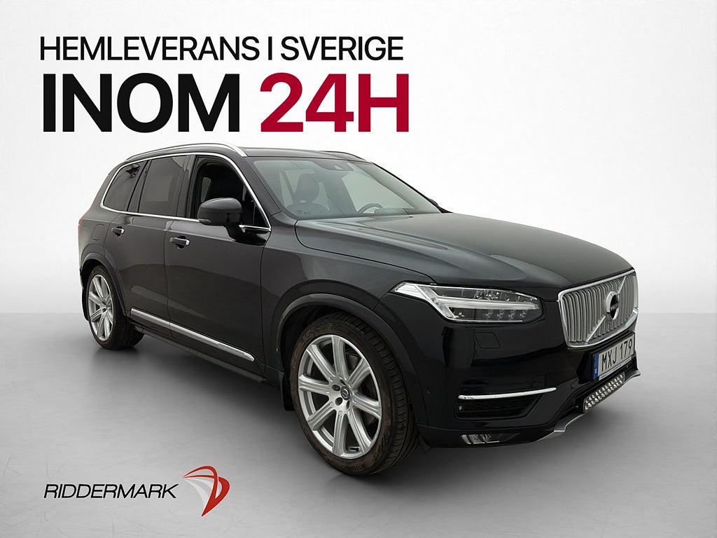Volvo XC90 D5 225hk AWD 7Sits Inscription HUD Pano Värmare