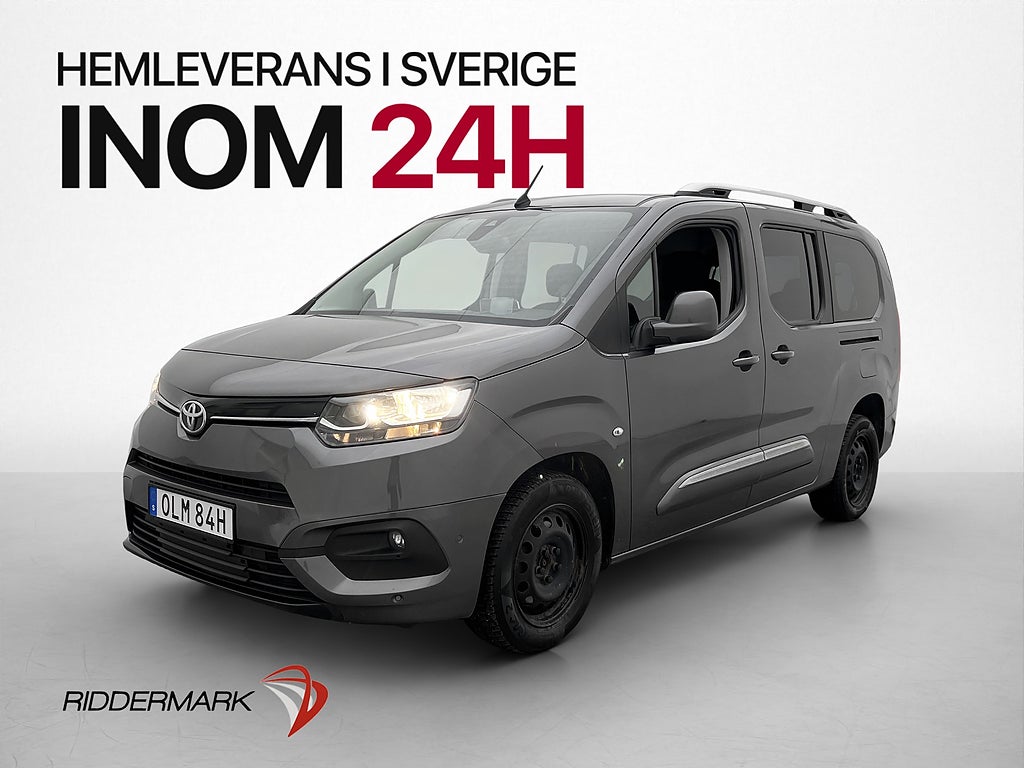 Toyota Proace City Verso 1.2 Turbo 130hk 7-Sits HuD 360°