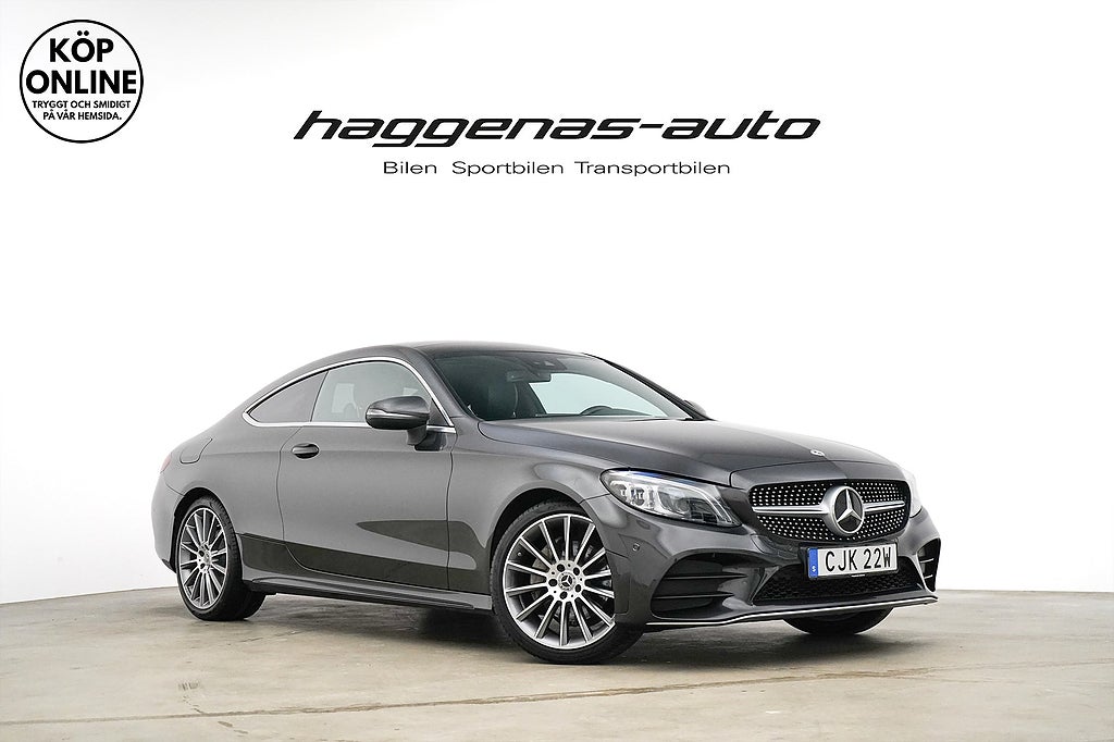 Mercedes-Benz C 200 Coupé / 184hk / AMG / Bur. / Värmare
