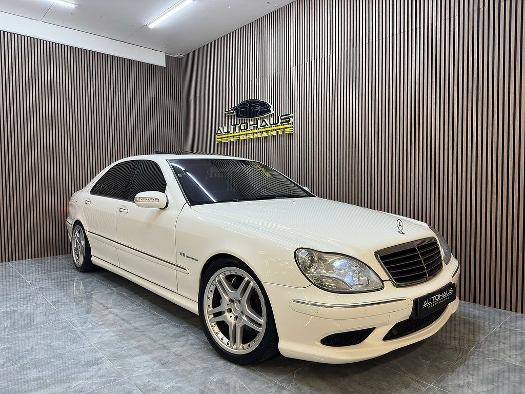 Mercedes-Benz S 55 AMG L 5G White Metallic MINT-Condition