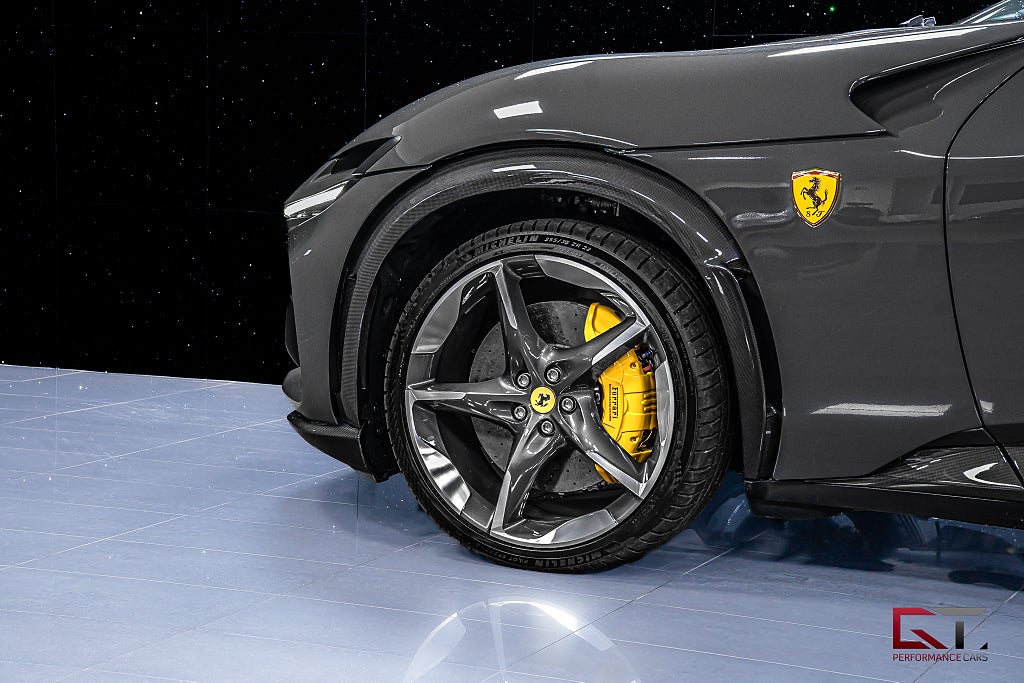Ferrari Purosangue MOMS Kolfiber Pano 23" Lyftsystem Bur3D Grigio Scuro