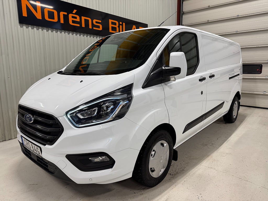 Ford transit Custom 130HK DIESEL L2 LÅNG 2XSKJUTDÖRRAR LEASBAR/MOMS